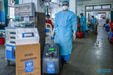 WHO Ordered Canta Oxygen Concentrator for Nepal
