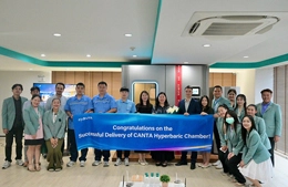 Canta Hyperbaric Chamber Successfully Delivered to Thailand